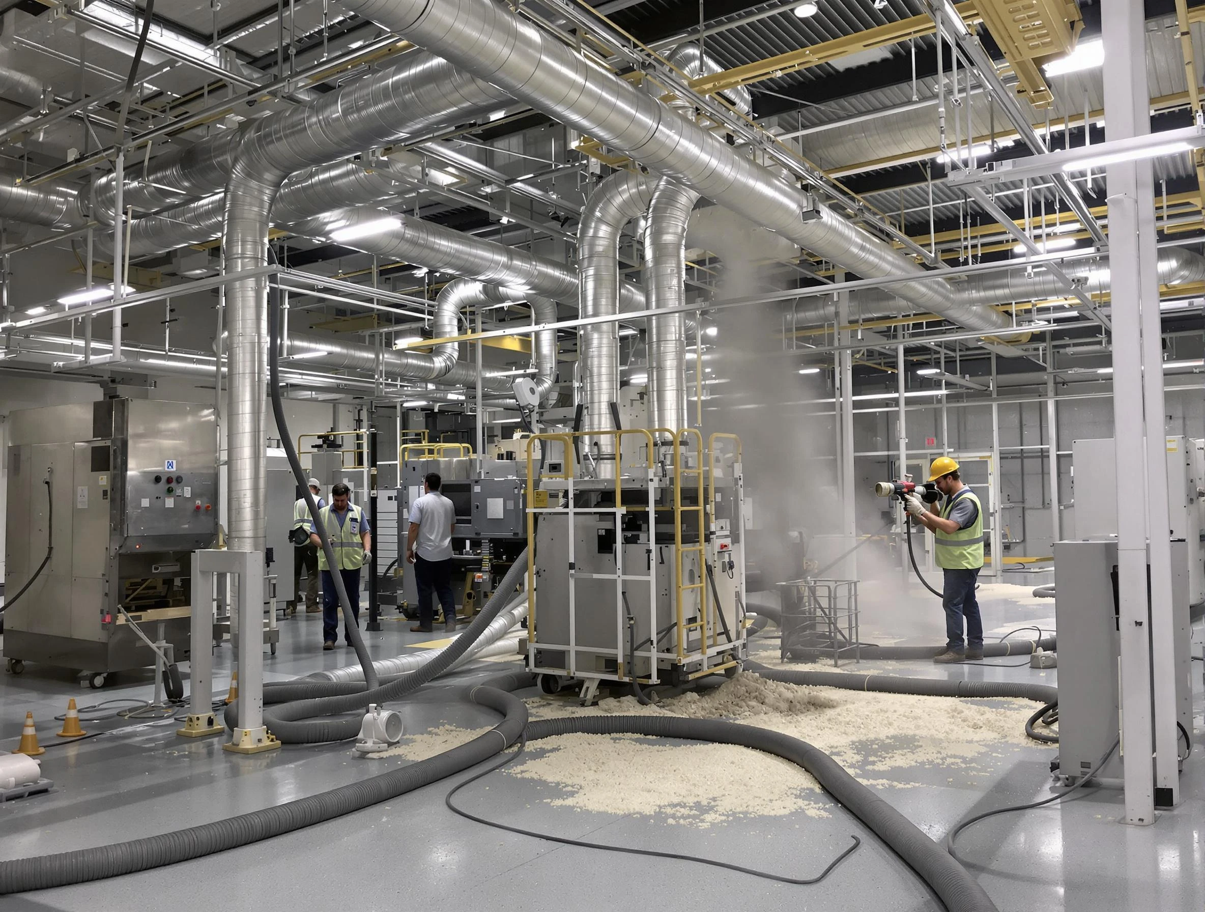 Heavy-duty industrial duct cleaning by Fayetteville Air Duct Cleaning in Fayetteville